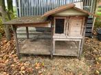 Konijnenhok met ren, Ophalen, 90 cm of meer, Konijn, Hok