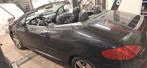 Peugeot 307 cc cabrio, Auto's, Voorwielaandrijving, Zwart, 4 cilinders, Cabriolet