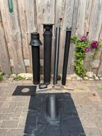 Dinak rvs rookkanaal ø80mm pelletkachel kachelpijp, Ophalen of Verzenden, Hout, Pelletkachel