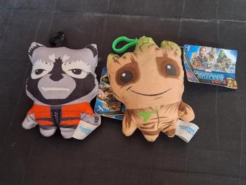 Marvel's Rocket & Groot Knuffelhangers/Bagclips
 beschikbaar voor biedingen