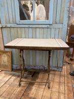 Sleetse bistrotafel tafel met granito blad