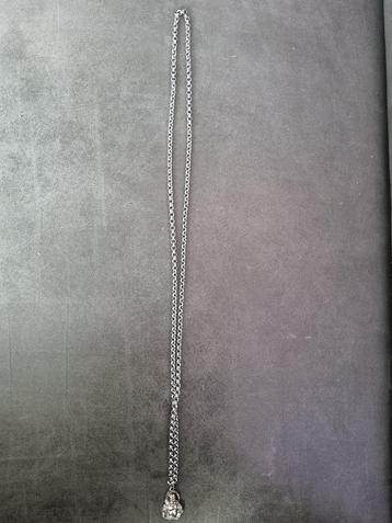 Zilver kleurig Boedah lange ketting (voor goed doel) beschikbaar voor biedingen