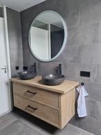 Badmeubel Eiken Robuust - MASSIEF HOUT OP MAAT GEMAAKT, Niet ingevuld, Niet ingevuld, Nieuw, Ophalen of Verzenden