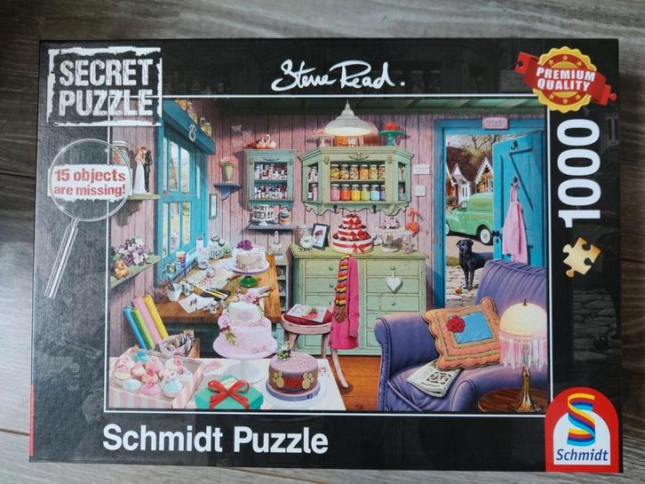 Super leuke puzzel van Schmidt, Hobby en Vrije tijd, Denksport en Puzzels, Zo goed als nieuw, Legpuzzel, 500 t/m 1500 stukjes