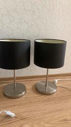 Zwarte tafellampjes, Huis en Inrichting, Ophalen of Verzenden, Zo goed als nieuw, Minder dan 50 cm