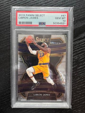 LeBron James LA Lakers 2019 Panini Select - PSA 10 beschikbaar voor biedingen