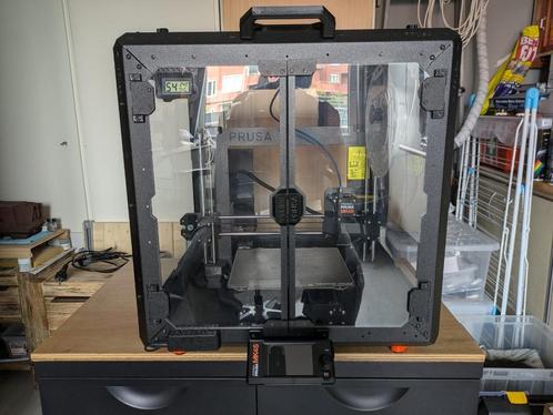 Prusa MK4S 3D printer met originele Prusa Enclosure, Computers en Software, 3D Printers, Zo goed als nieuw, Ingebouwde Wi-Fi, Ophalen