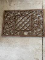 Deurmat van gietijzer, Ophalen of Verzenden, Rechthoekig, Minder dan 50 cm