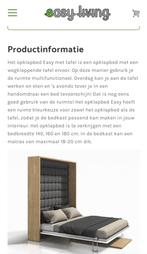 Easy Living uitklapbed bedkast met bureau, Minder dan 100 cm, 25 tot 50 cm, Gebruikt, Ophalen of Verzenden