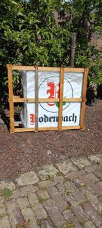 Lichtbak Rodenbach dubbelzijdig afm.75x75. nieuw in krat., Verzamelen, Biermerken, Nieuw, Overige merken, Reclamebord, Plaat of Schild
