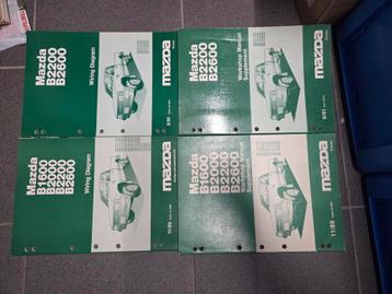 Mazda B2200/B2600 Werkplaatsboeken + Schema's 89-91 beschikbaar voor biedingen
