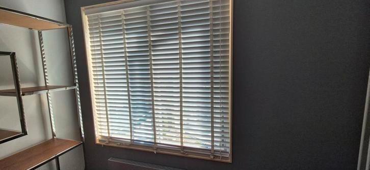 Kunstof jaloezieen /PVC (50 mm ), Huis en Inrichting, Stoffering | Gordijnen en Lamellen, Gebruikt, 150 tot 200 cm, 100 tot 150 cm