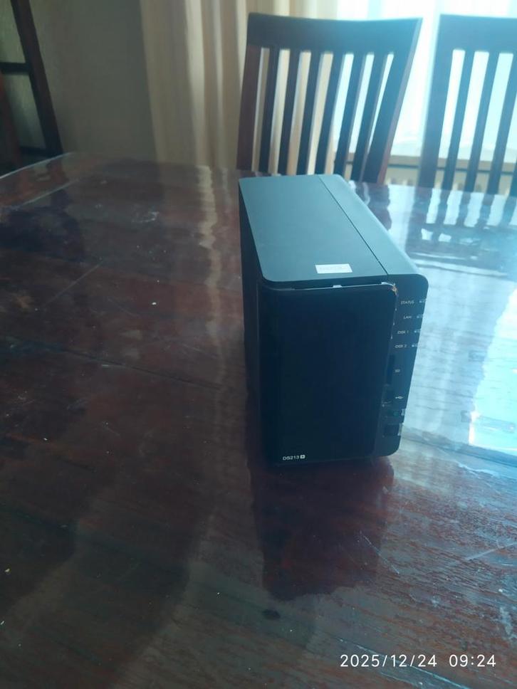 Synology DS213+ NAS (2 bays) - Prima staat!, Computers en Software, NAS, Gebruikt, Ophalen of Verzenden