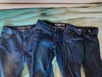Drie spijkerbroeken blauw maat 152, Broek, Jongen of Meisje, Ophalen of Verzenden, Zo goed als nieuw