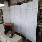 Wit Rotan Kamerscherm, Ophalen, Zo goed als nieuw