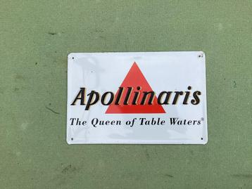 Reclamebord Apollinaris beschikbaar voor biedingen