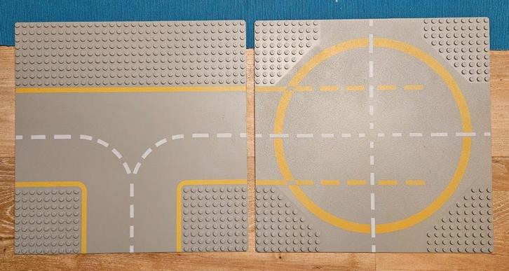 Lego 306-1 (608p03+6099px2) Two Lunar Landing Plates 32 x 32, Kinderen en Baby's, Speelgoed | Duplo en Lego, Gebruikt, Lego, Complete set