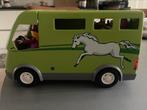 Playmobil camper met paard poppetjes en chauffeur, Kinderen en Baby's, Speelgoed | Playmobil, Zo goed als nieuw, Ophalen