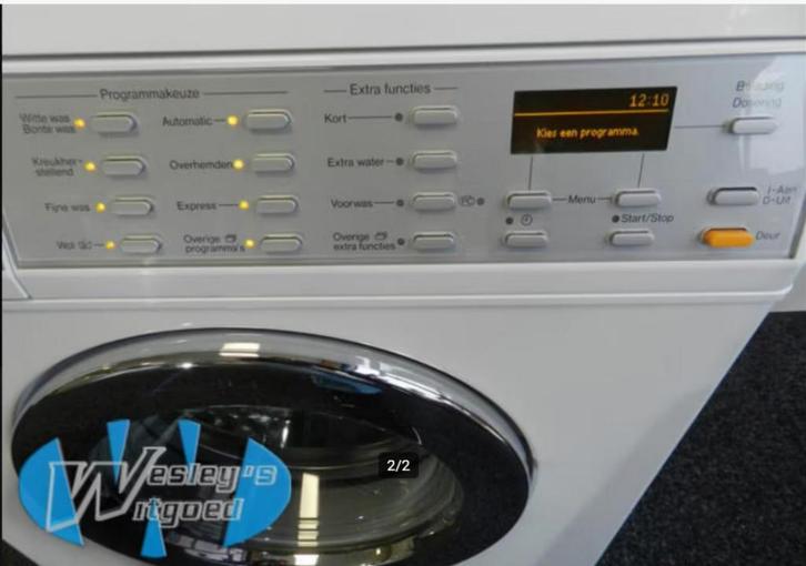 Miele softcare 8kg 1600t A++ 450,-, Witgoed en Apparatuur, Wasmachines, Gebruikt, Voorlader, 8 tot 10 kg, Minder dan 85 cm, 1600 toeren of meer