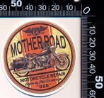Sticker: Route 66 - Mother Road Motorcycle Repair, Ophalen of Verzenden, Zo goed als nieuw, Auto of Motor