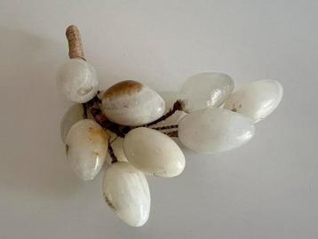 Vintage Marmer Albast Druiventros Decoratief Jaren 50 beschikbaar voor biedingen