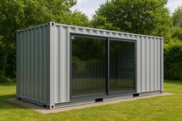 Tuinhuis met glazen schuifpui 20FT beschikbaar voor biedingen