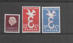 Nederland 1958, NVPH 712 t/m 714, postfris., Verzenden, Na 1940, Postfris