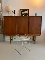 Vintage Pastoe wire stool kruk wit KM05 design, Huis en Inrichting, Ophalen, Gebruikt, IJzer