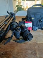 Nikon D3300 incl. lenzen en toebehoren, Ophalen, Spiegelreflex, Zo goed als nieuw, Nikon