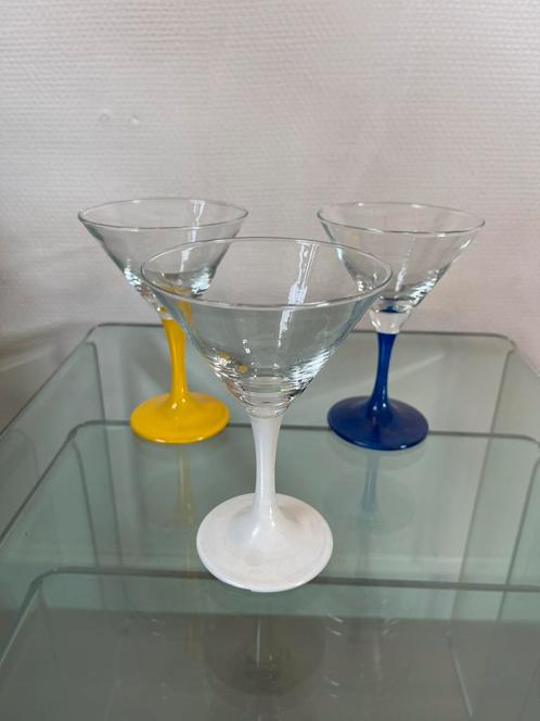 Vintage Postmoderne Martini Glazen, Verzamelen, Glas en Borrelglaasjes, Zo goed als nieuw, Ophalen of Verzenden