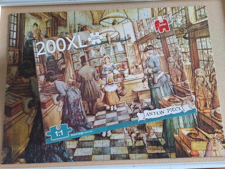 Jumbo puzzel Anton Pieck 200 XL stukjes Bakkerij, Hobby en Vrije tijd, Denksport en Puzzels, Zo goed als nieuw, Legpuzzel, Minder dan 500 stukjes