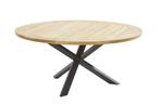 Nieuw - 4 Seasons Outdoor Rond Teak hout tuin tafel - 160 cm, Ophalen of Verzenden, Nieuw, Rond, Teakhout