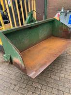 Grondbak achter tractor, Ophalen