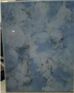 tegels licht blauw in marmer structuur 20x25 cm totaal 15m2, Ophalen, Keramiek, Nieuw, 20 tot 40 cm