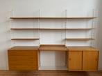 Origineel vintage wandrek Nisse String, Huis en Inrichting, Kasten | Wandmeubels, Ophalen, Zo goed als nieuw, 25 tot 50 cm, 200 cm of meer
