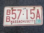 Kentekenplaat Massachusetts USA Nummerplaat nummerbord Licen, Ophalen of Verzenden, Gebruikt, Auto's