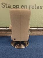 Sta op relax fauteuil Prominent Elaine zo goed als nieuw !, Ophalen of Verzenden, Zo goed als nieuw, Stof, 50 tot 75 cm