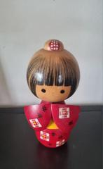 Vrolijke kokeshi "Benikasuri" van Sakutaro Otani, Antiek en Kunst, Verzenden