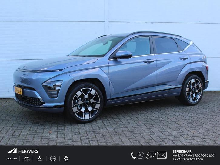 Hyundai KONA Electric Premium 65.4 kWh / Lederen Bekleding /, Auto's, Hyundai, Bedrijf, Te koop, Kona, 360° camera, ABS, Achteruitrijcamera