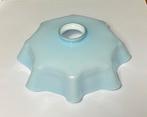 Vintage Frans opaline glazen lamp glas hemelsblauw, Antiek en Kunst, Antiek | Lampen, Ophalen of Verzenden