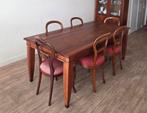 Kersen houten eettafel, Huis en Inrichting, Complete eetkamers, Ophalen, Zo goed als nieuw, 4 tot 6 stoelen