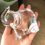 Glazen Olifant Decoratie gemerkt, Antiek en Kunst, Antiek | Glas en Kristal, Ophalen of Verzenden