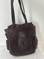 Mooie leren tas massimo dutti, Ophalen of Verzenden, Zo goed als nieuw, Bruin