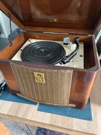 Vintage Pathé Marconi Platenspeler meubel model 3355S 1955, Ophalen of Verzenden, Gebruikt, Overige merken