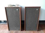 Vintage Wharfedale Linton 2, speakerboxen, Audio, Tv en Foto, Luidsprekers, Ophalen, Gebruikt, Front, Rear of Stereo speakers
