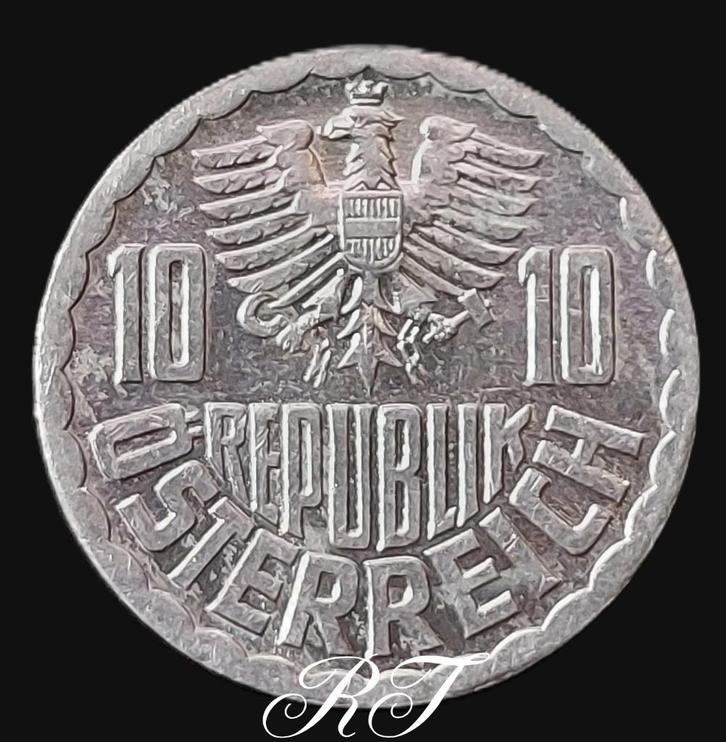 Te koop Oostenrijkse 10 groschen munt uit 1980., Postzegels en Munten, Munten | Europa | Niet-Euromunten, Losse munt, Oostenrijk