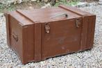 Brocante - Grote stoere houten kist!, Ophalen, Gebruikt, Metaal
