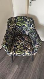 Fauteuil groen print Jungle, Huis en Inrichting, Fauteuils, Ophalen, Zo goed als nieuw
