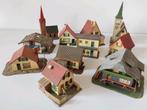 FALLER ed huisjes en twee kerken, Ophalen of Verzenden, Gebruikt, Brug, Tunnel of Gebouw, Overige merken