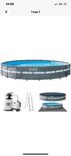 Intex 732 x 132 zwembad nieuw te koop ultra frame, Tuin en Terras, Zwembaden, Nieuw, 300 cm of meer, 400 cm of meer, Rond